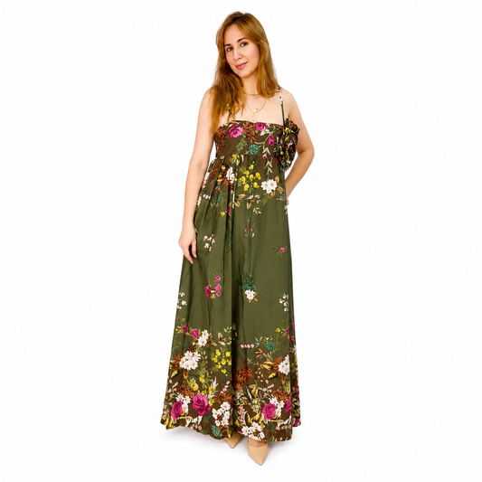 Vestido Floral Maxi Romance