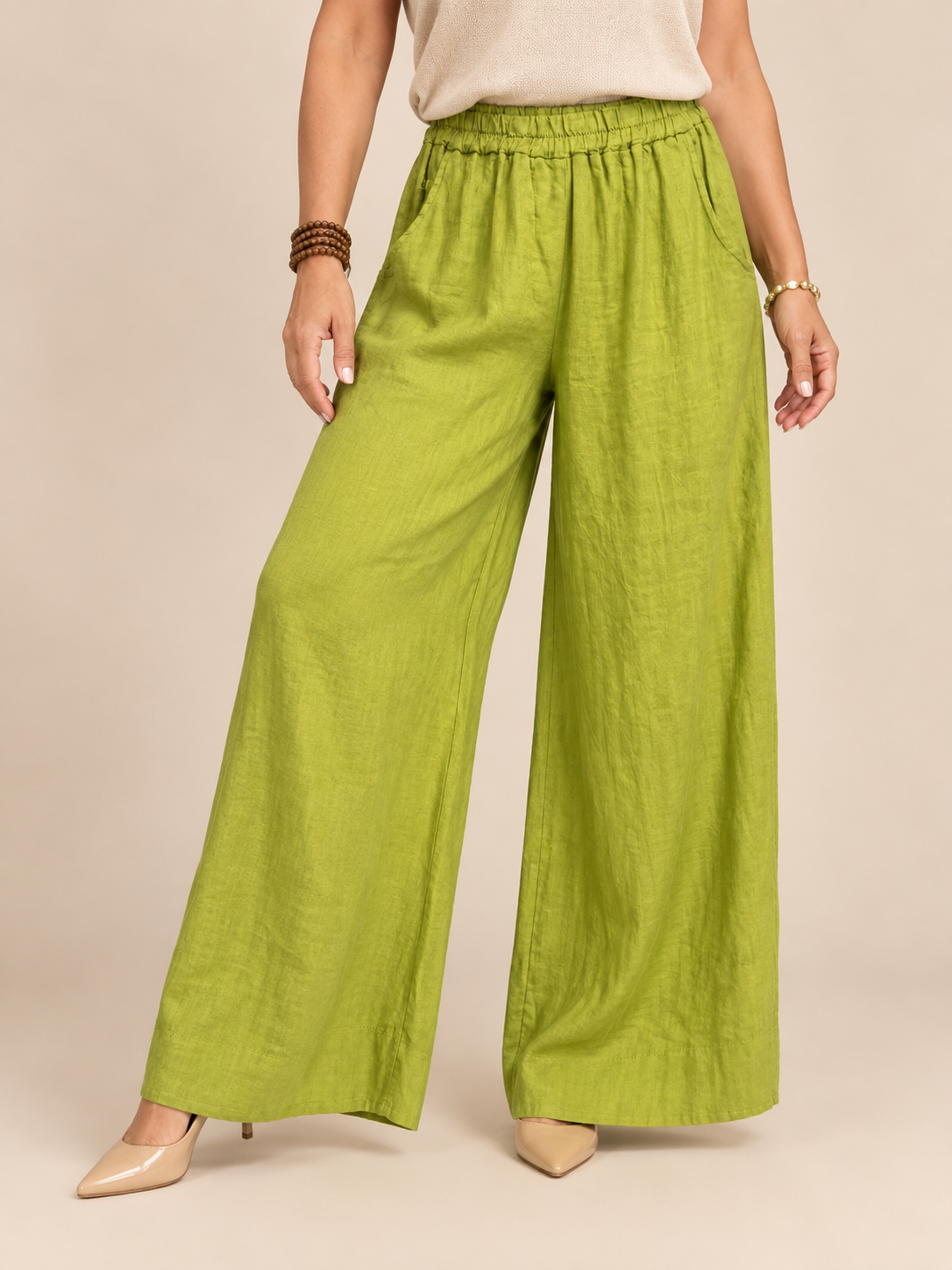 Pantalones Palazzo de Lino