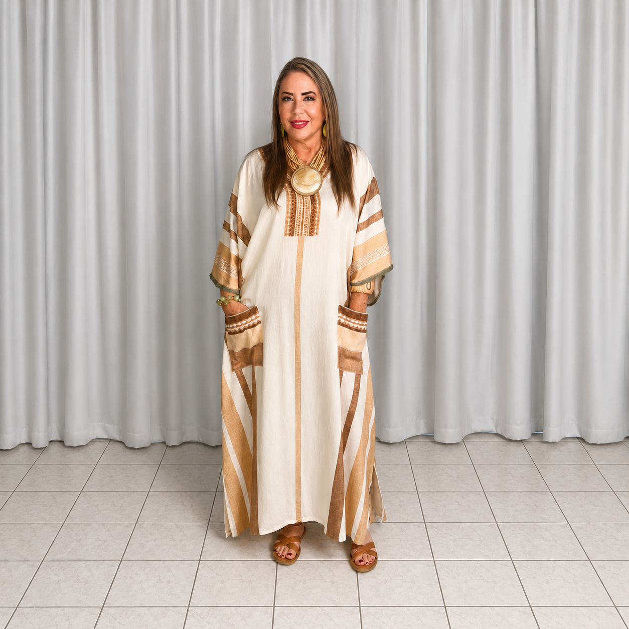 Vestido largo estilo Boho Chic
