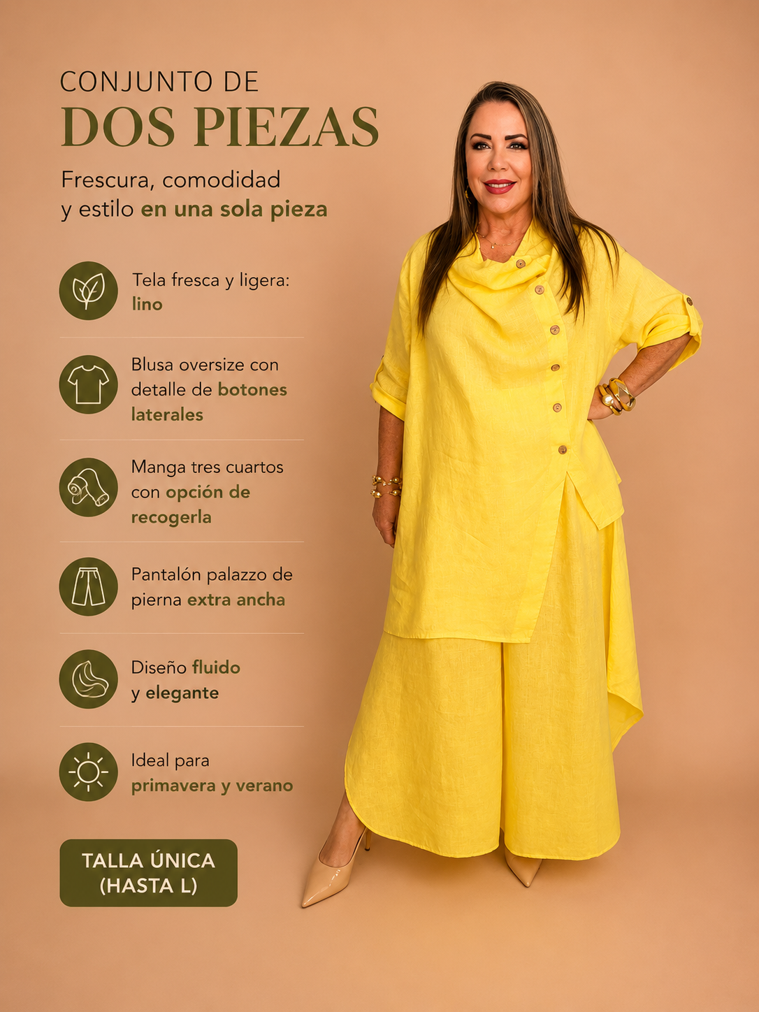 Conjunto Oversize de Lino