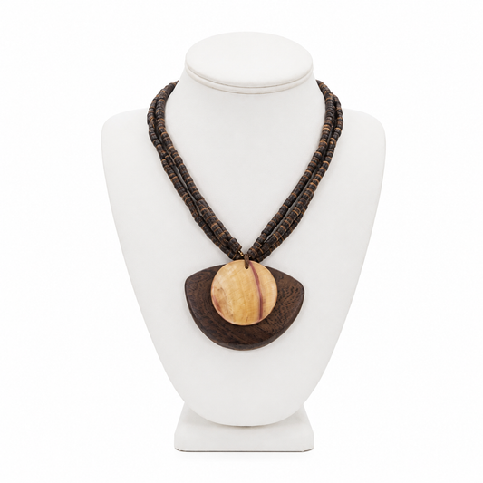 Collar Artesanal en Tonos Tierra