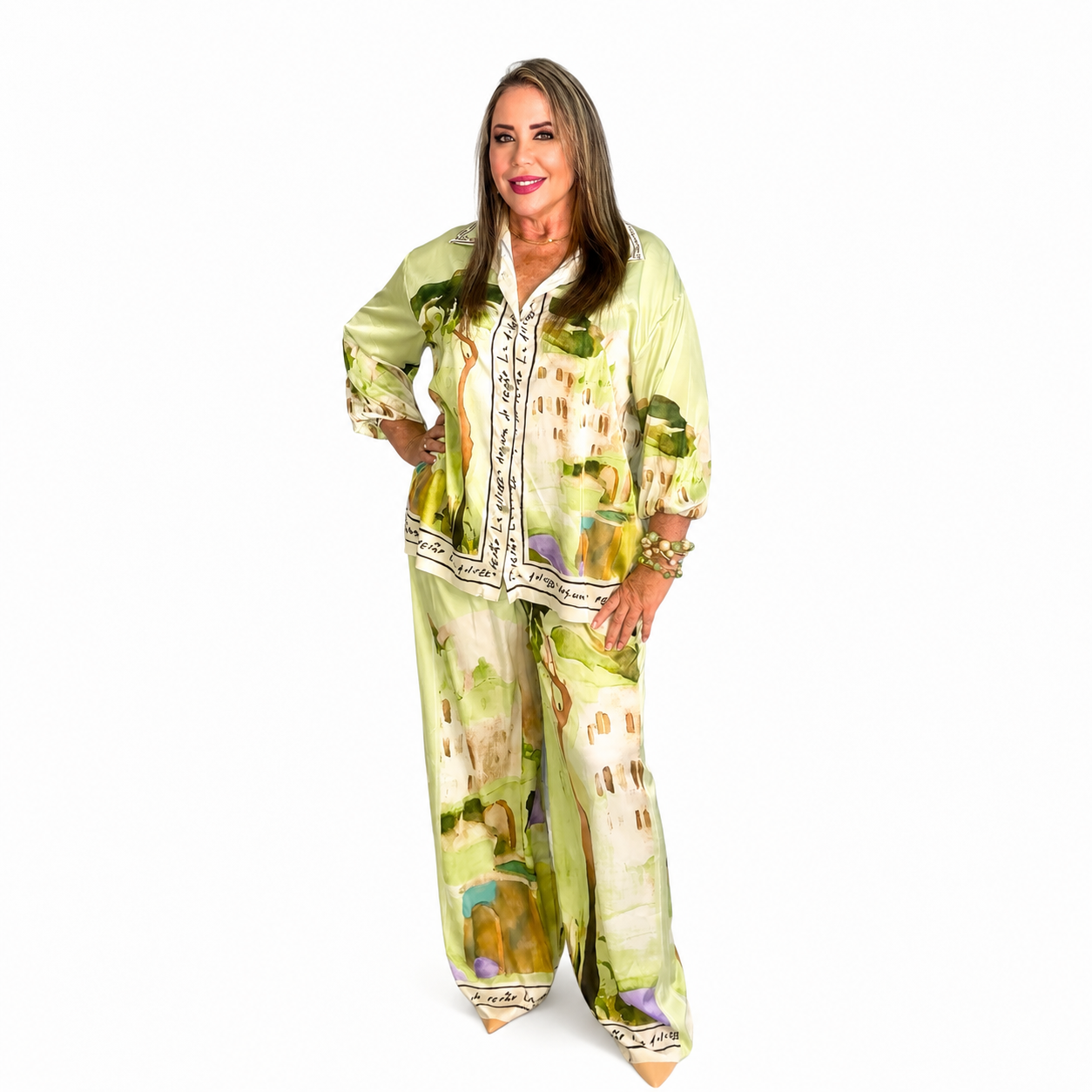 Conjunto Artístico Palazzo Estampado