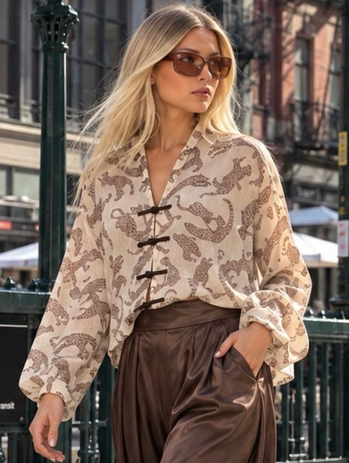 🐆 Colección de Blusas de Tencel – Elegancia y Sofisticación