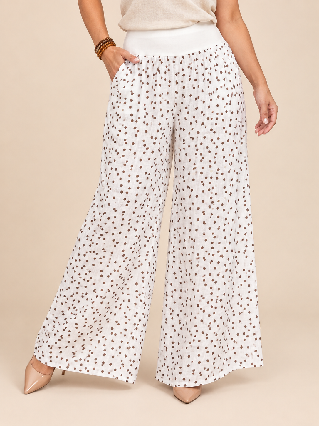 Pantalones Palazzo de Lino