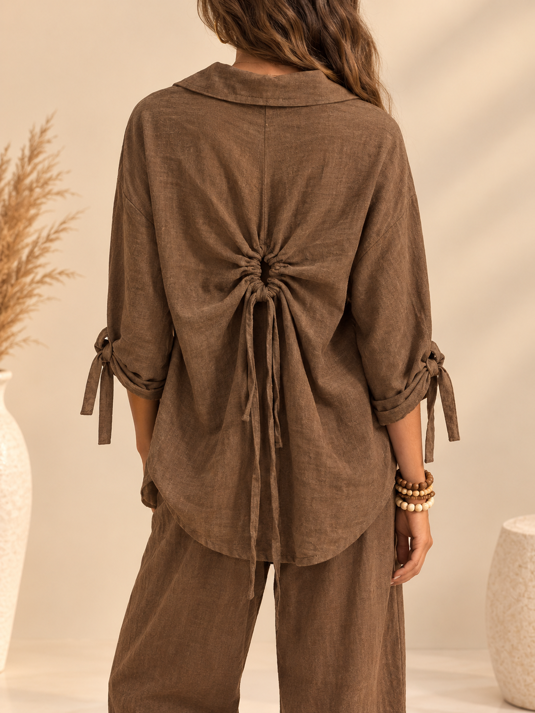 Colección de Sets de Lino – Blusa + Pantalón