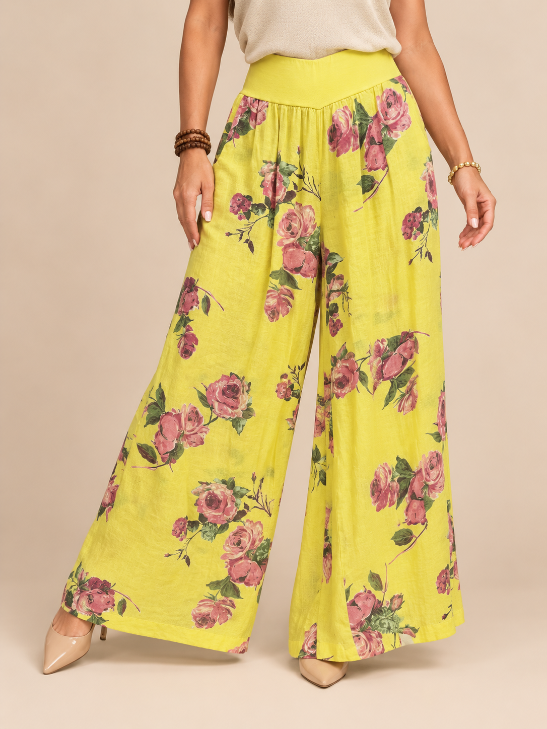 Pantalones Palazzo de Lino