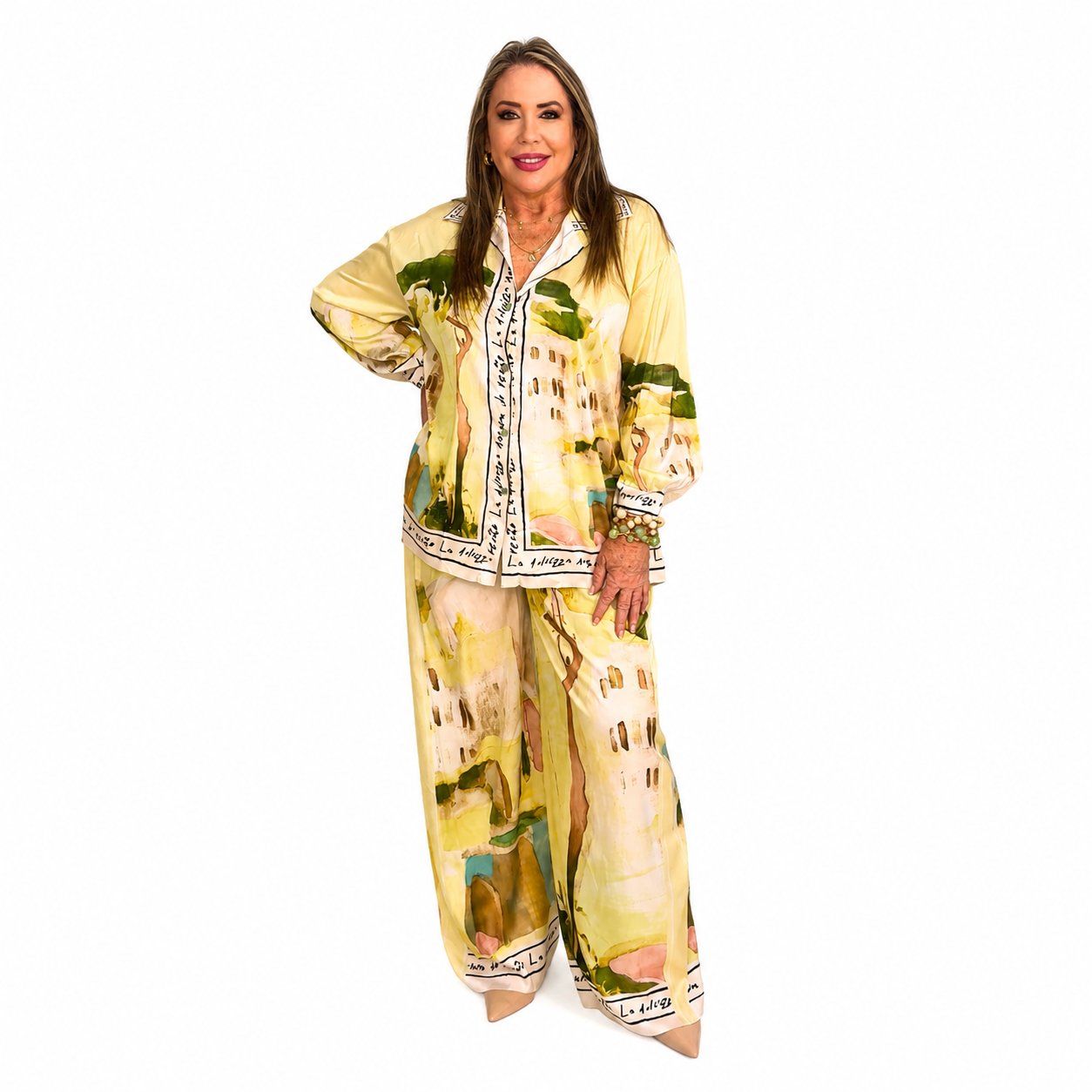 Conjunto Artístico Palazzo Estampado