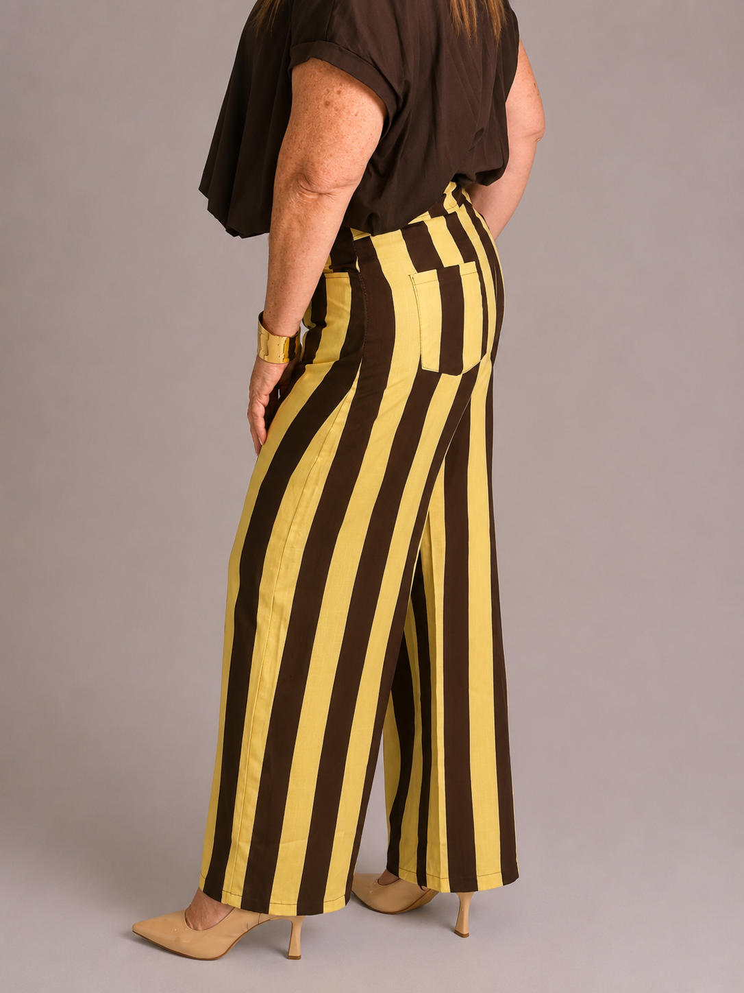 Pantalón Capri Rayas