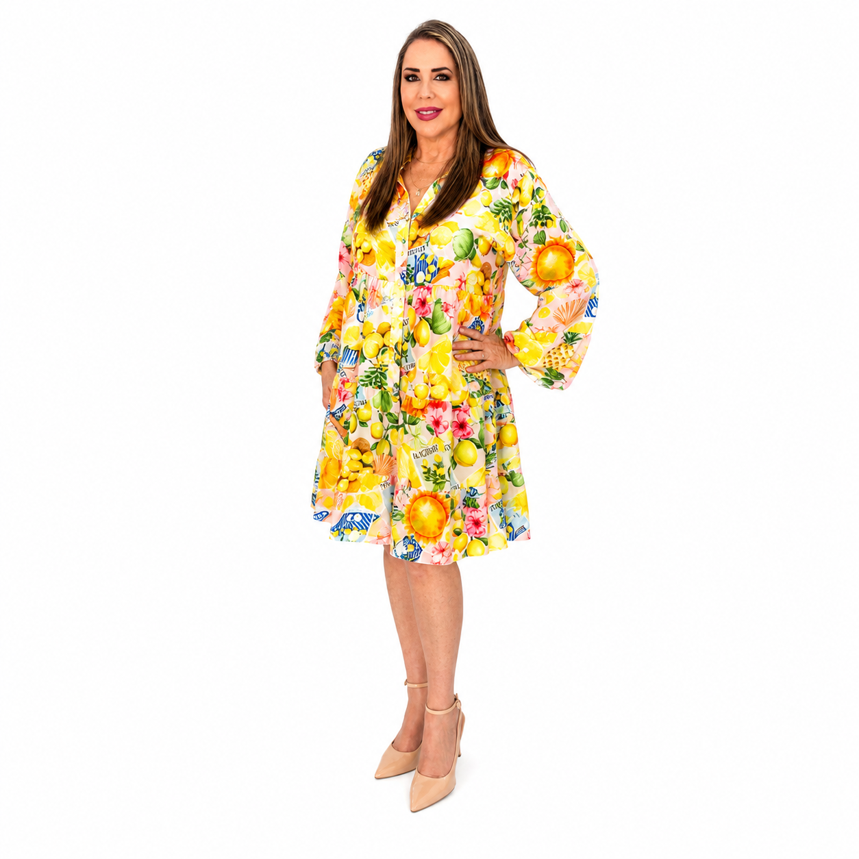 Vestido Amalfi Limón