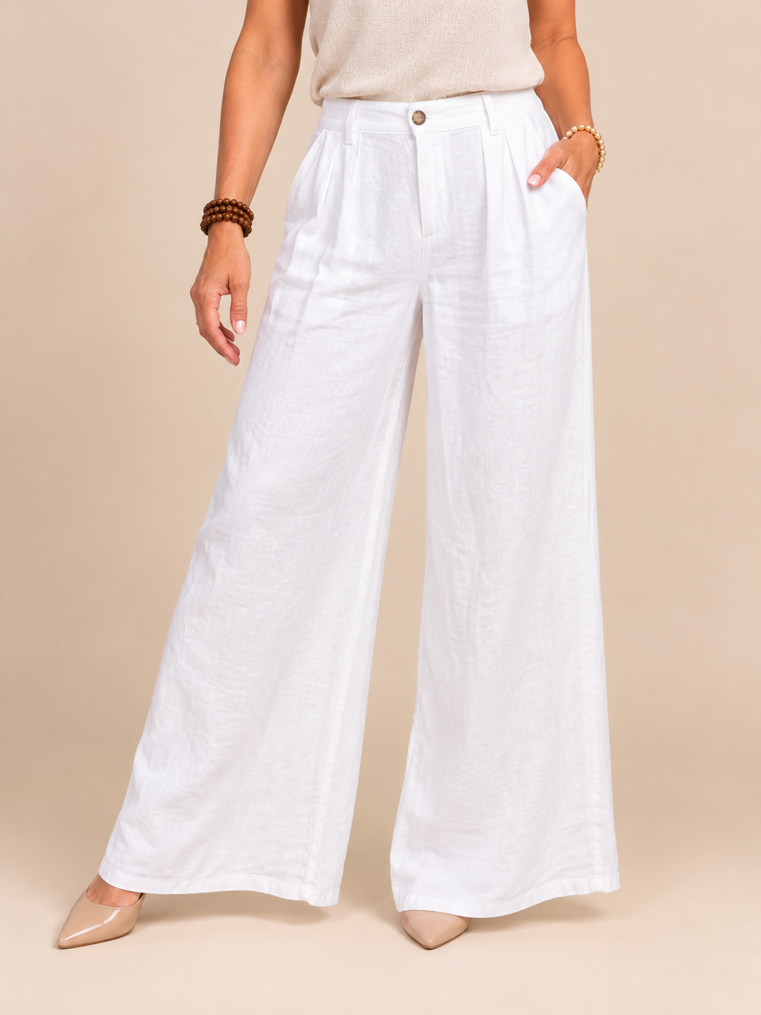 Pantalones Palazzo de Lino