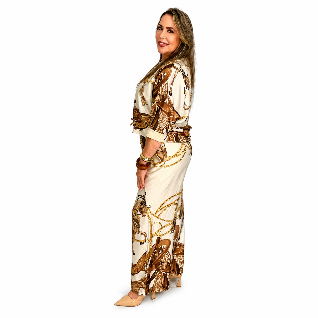 Golden Luxe Printed Set