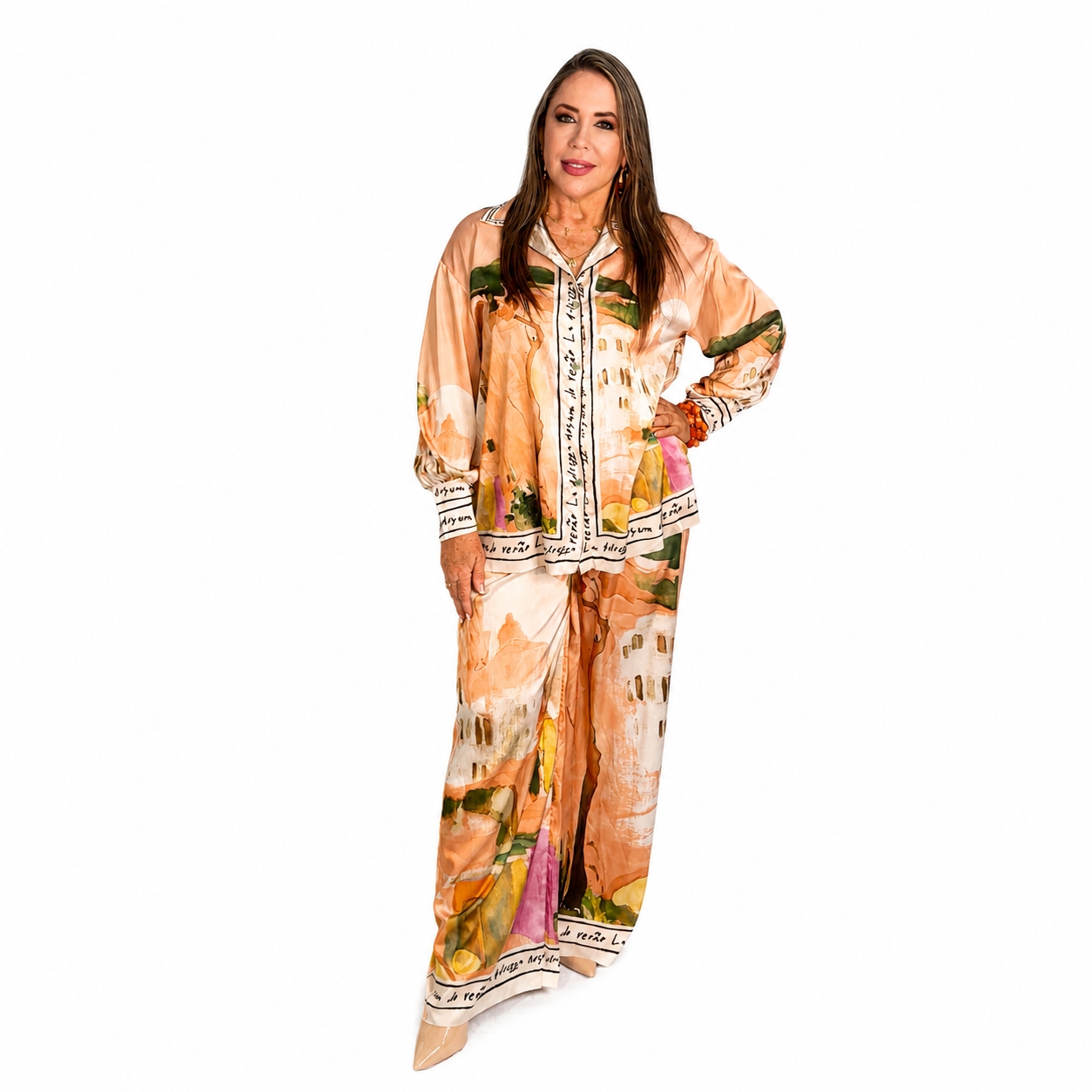 Conjunto Artístico Palazzo Estampado