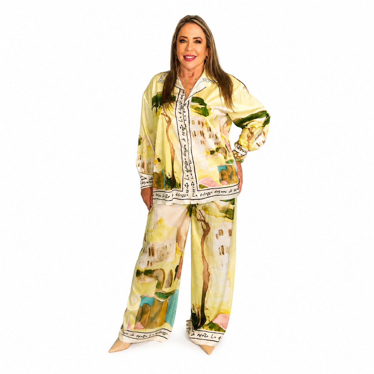 Conjunto Artístico Palazzo Estampado