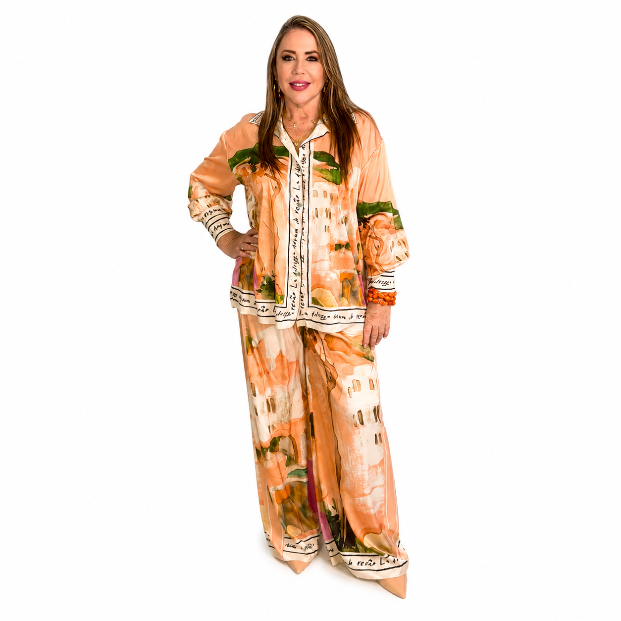 Conjunto Artístico Palazzo Estampado