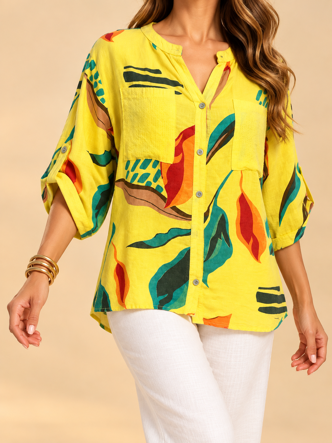 🌸 Colección de Blusas de Lino – Elegancia y Estilo