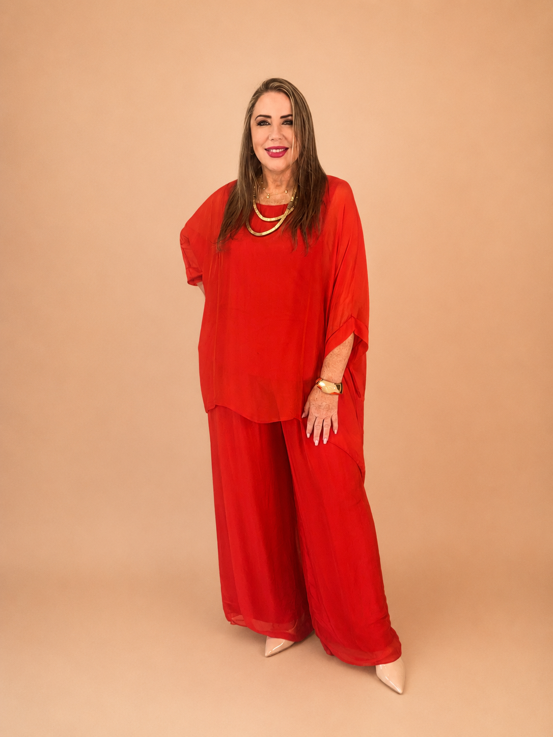 Conjunto Aura de dos piezas/ blusa y pantalón