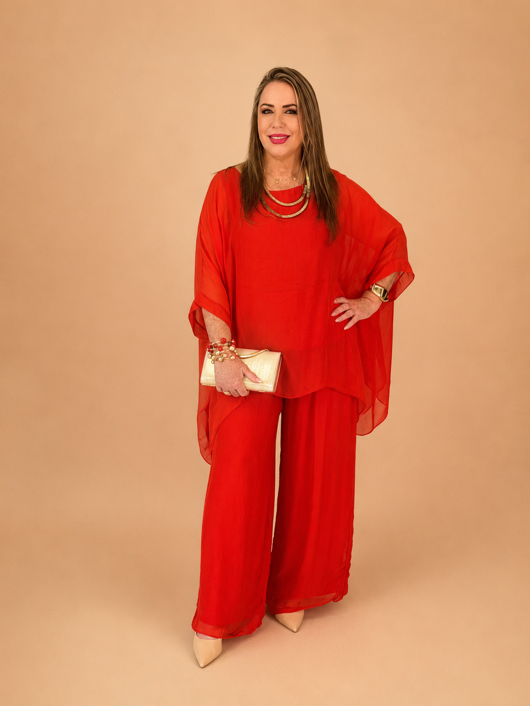 Conjunto Aura de dos piezas/ blusa y pantalón