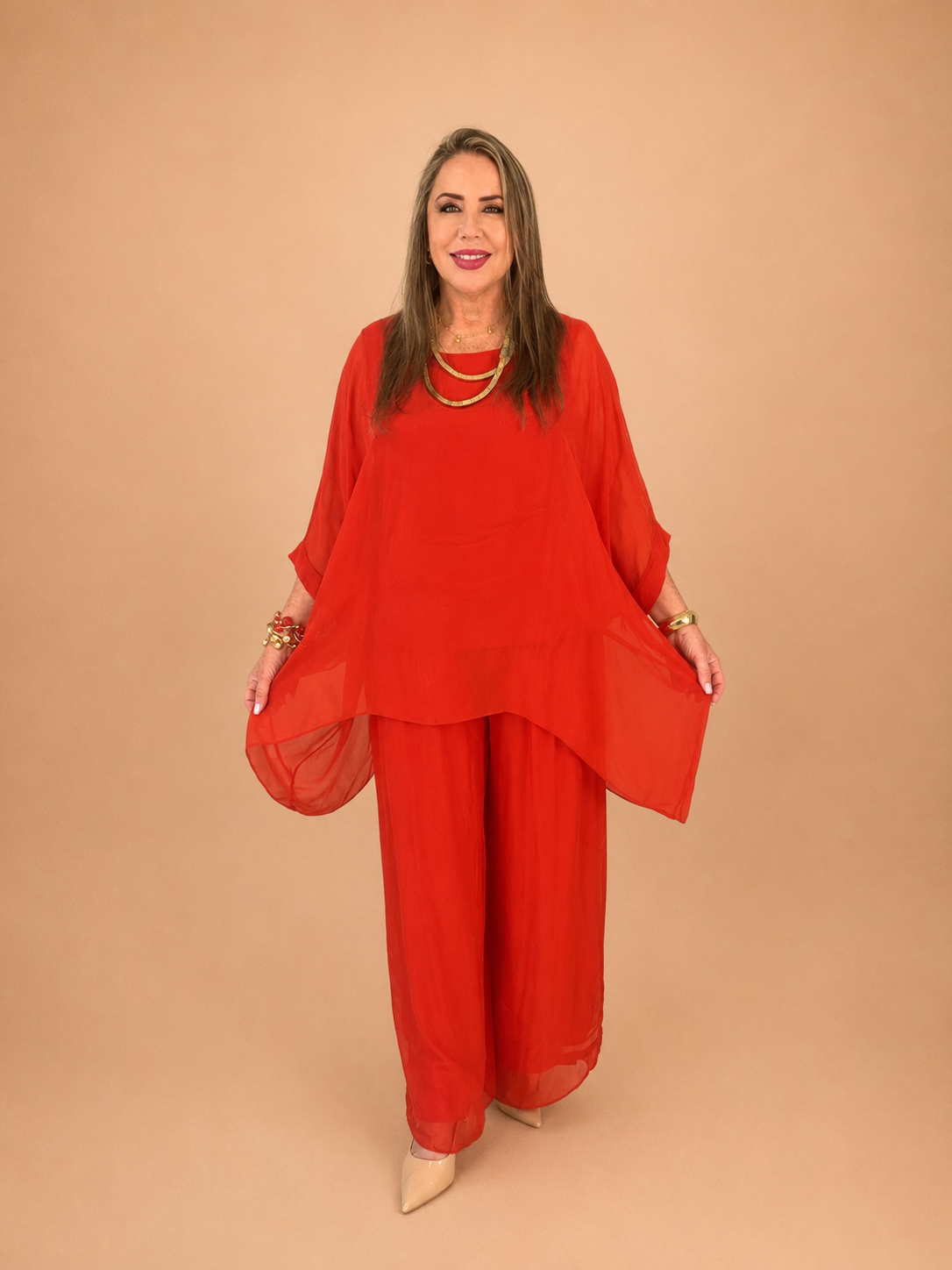 Conjunto Aura de dos piezas/ blusa y pantalón