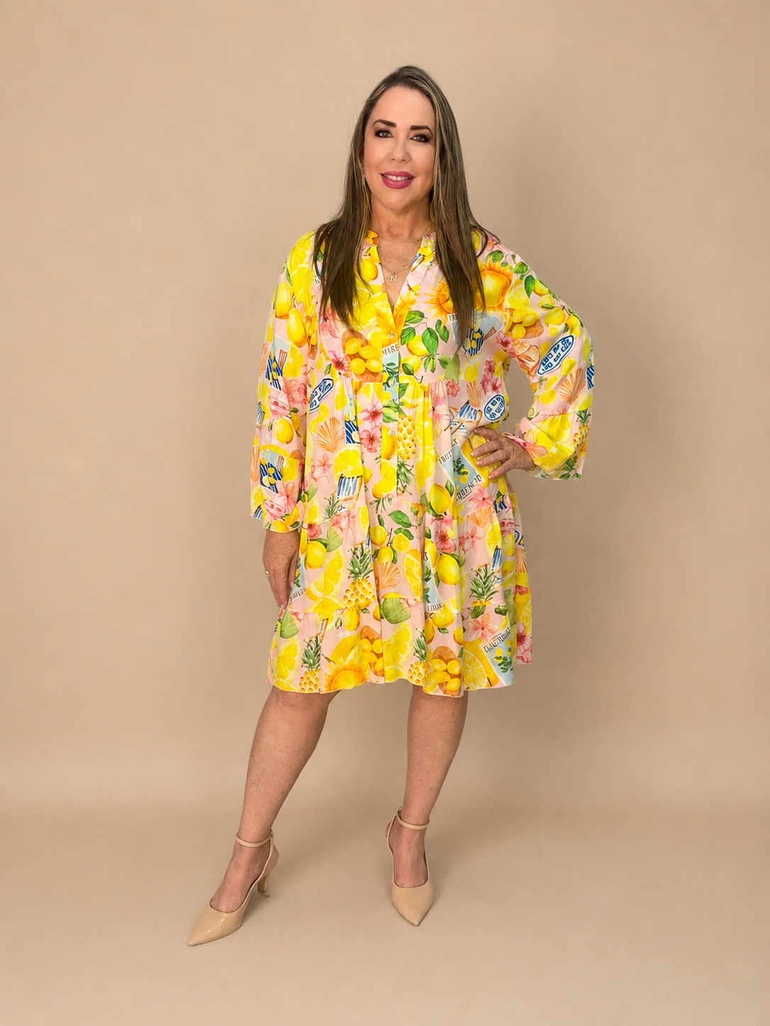 Vestido Amalfi Limón