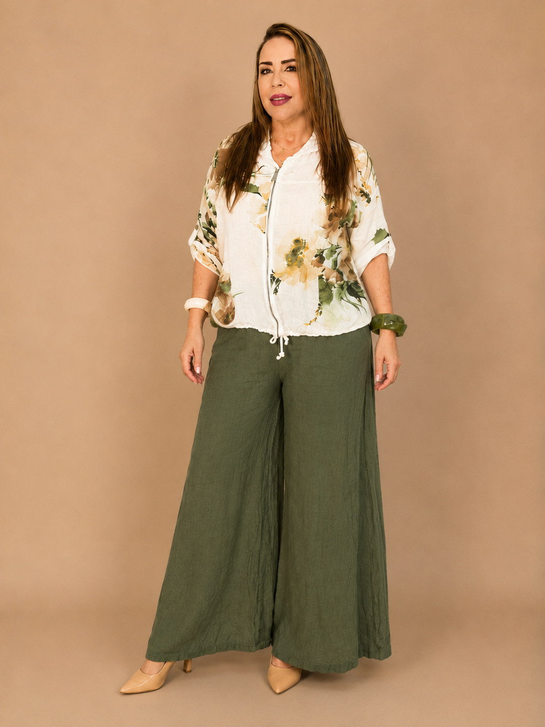 Conjunto de dos piezas en lino