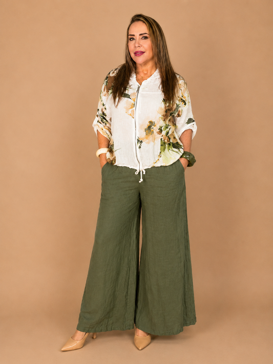 Conjunto de dos piezas en lino