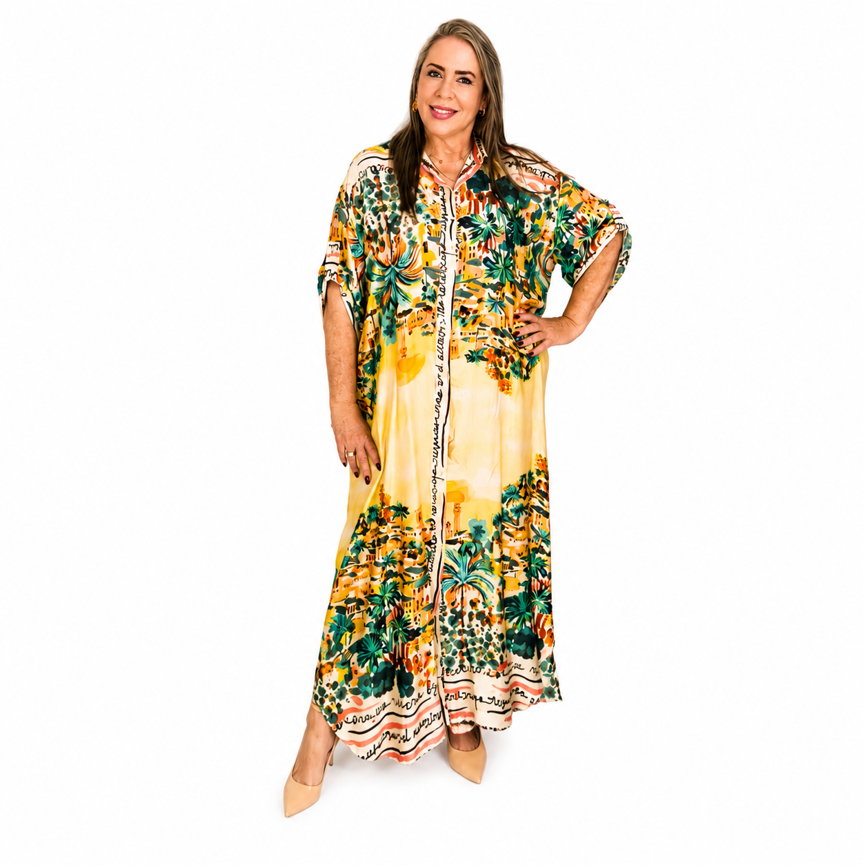Vestido Camisero Maxi Resort