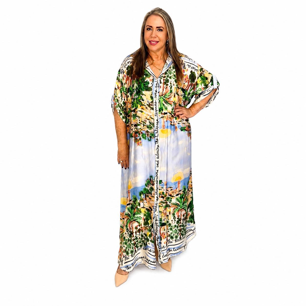 Vestido Camisero Maxi Resort