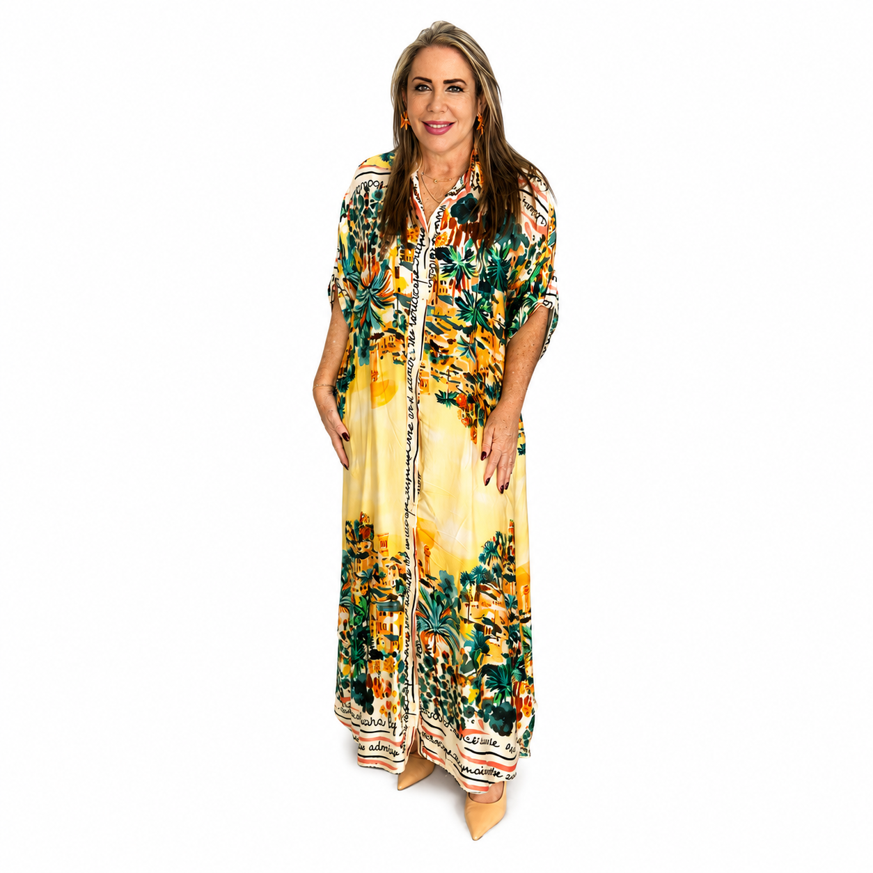 Vestido Camisero Maxi Resort