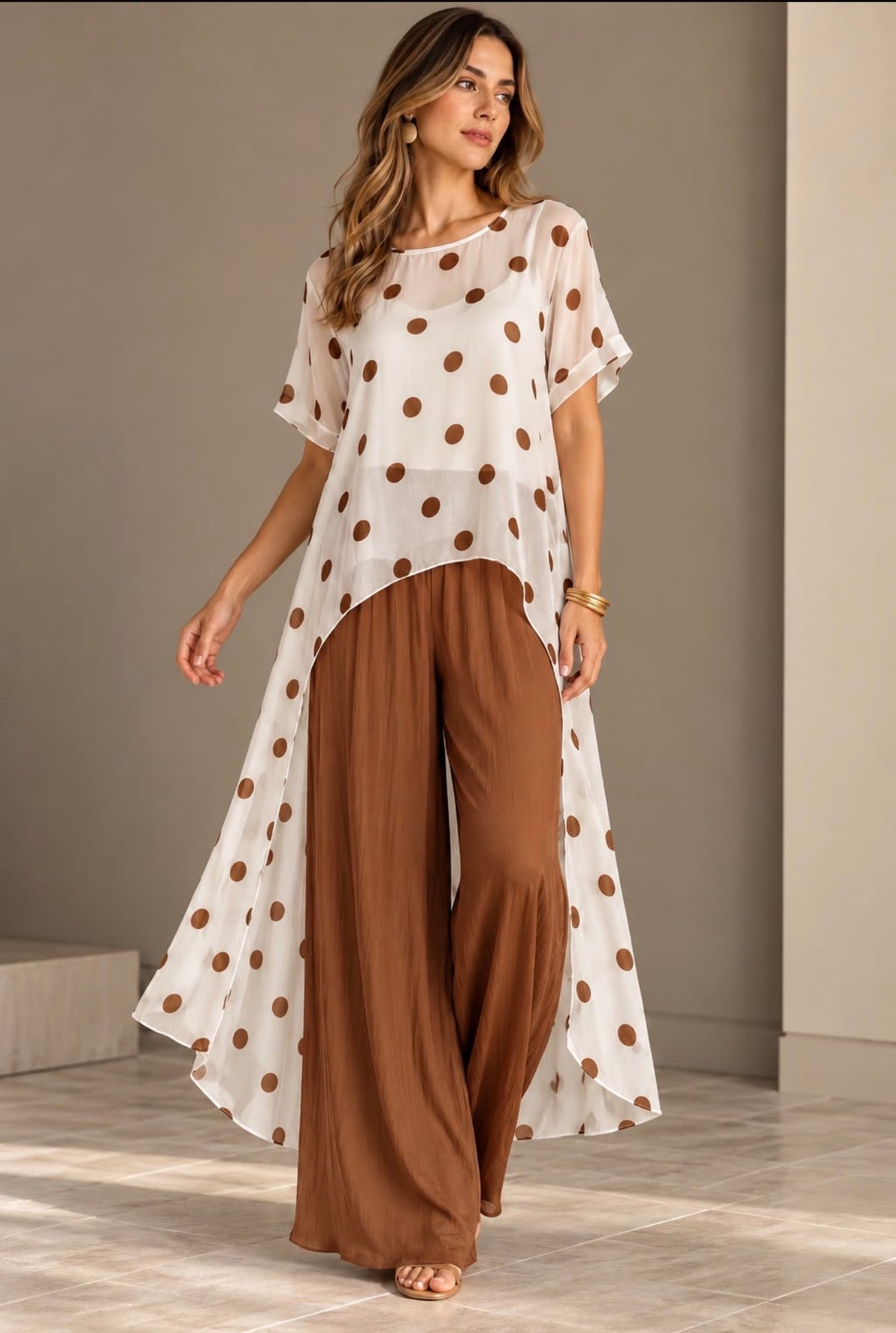 ✨ Set de Seda de Dos Piezas – Elegancia y Sofisticación