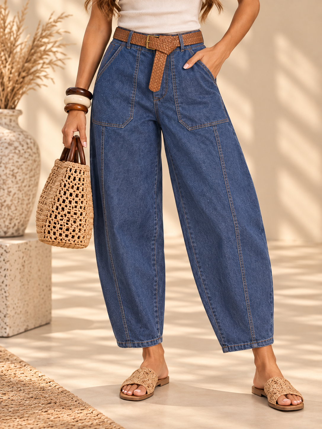 Jean Estilo Barril – Talla S/M 👖✨