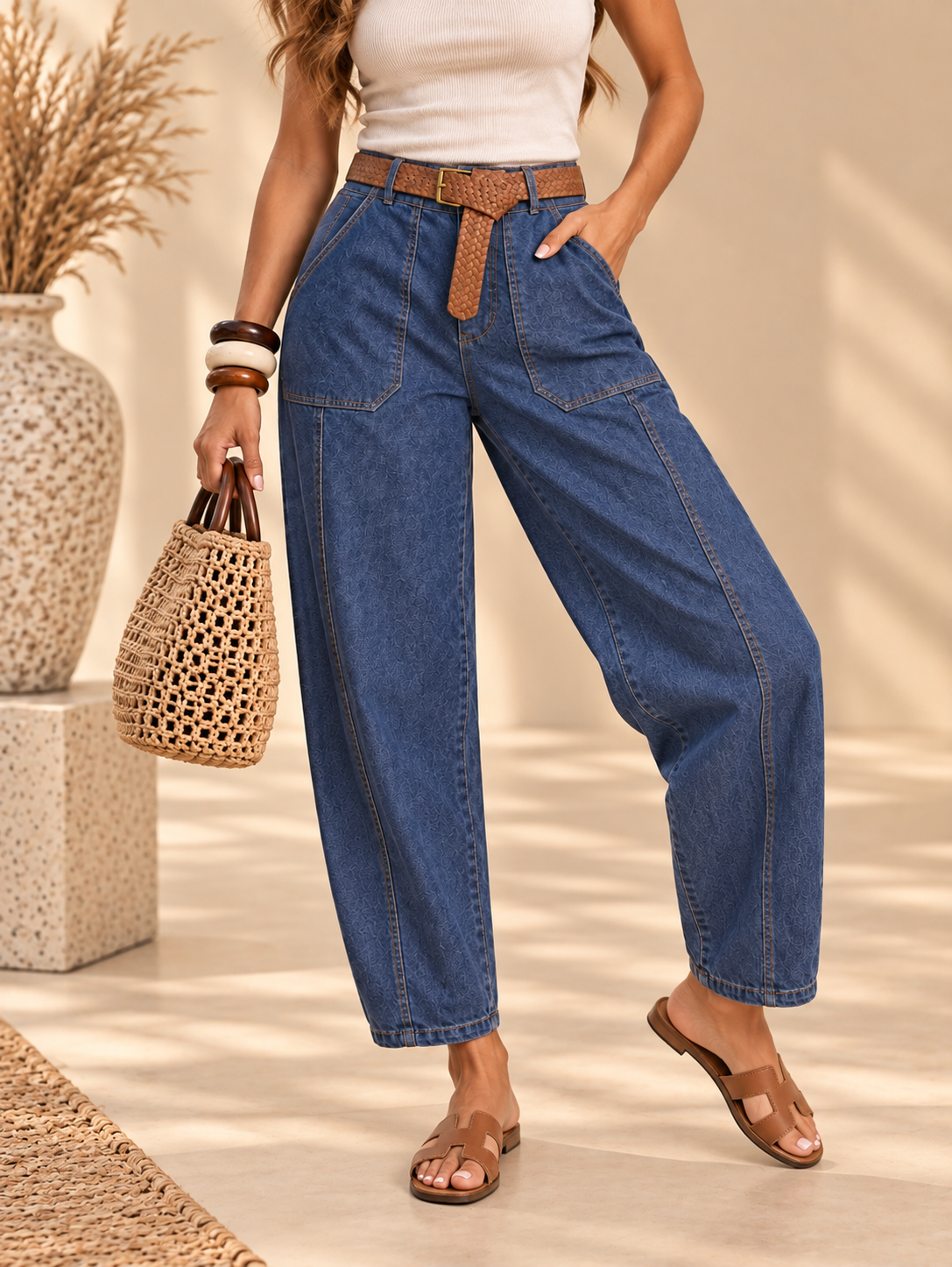 Jean Estilo Barril – Talla S/M 👖✨