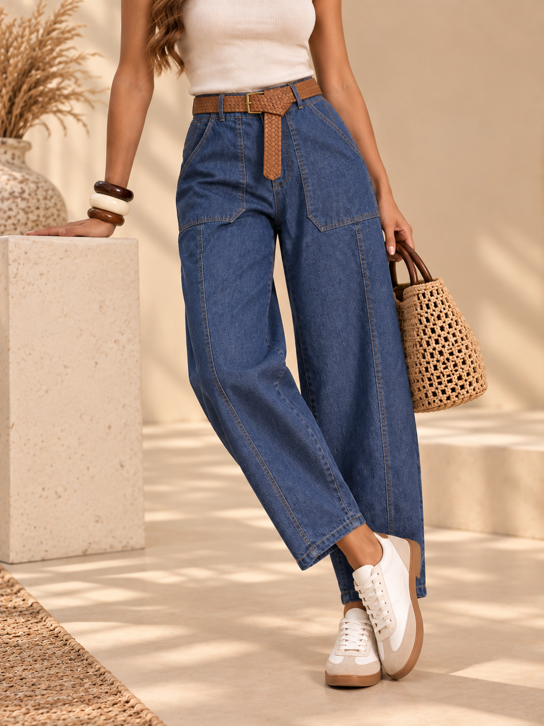 Jean Estilo Barril – Talla S/M 👖✨