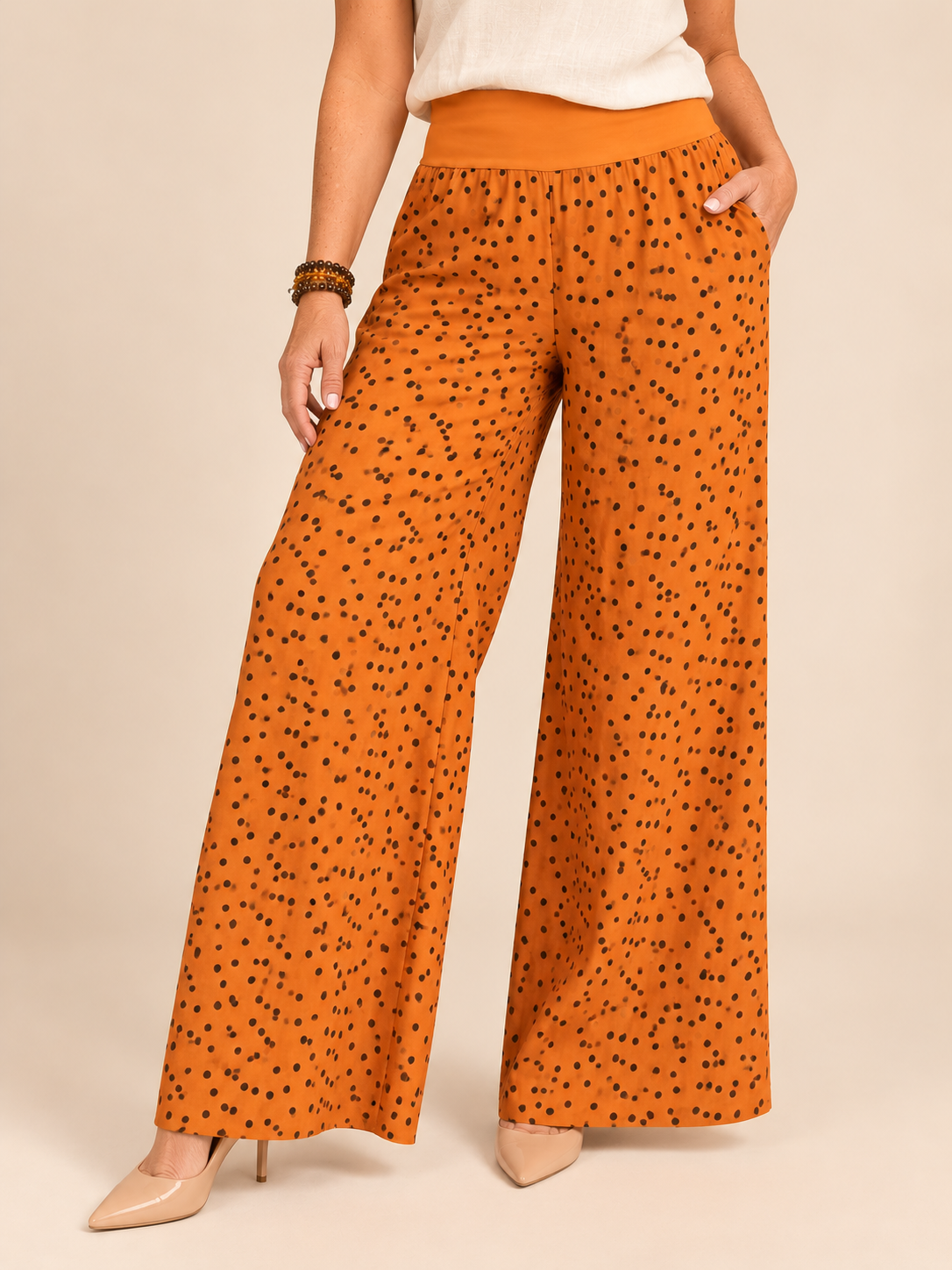 Pantalones Palazzo de Lino