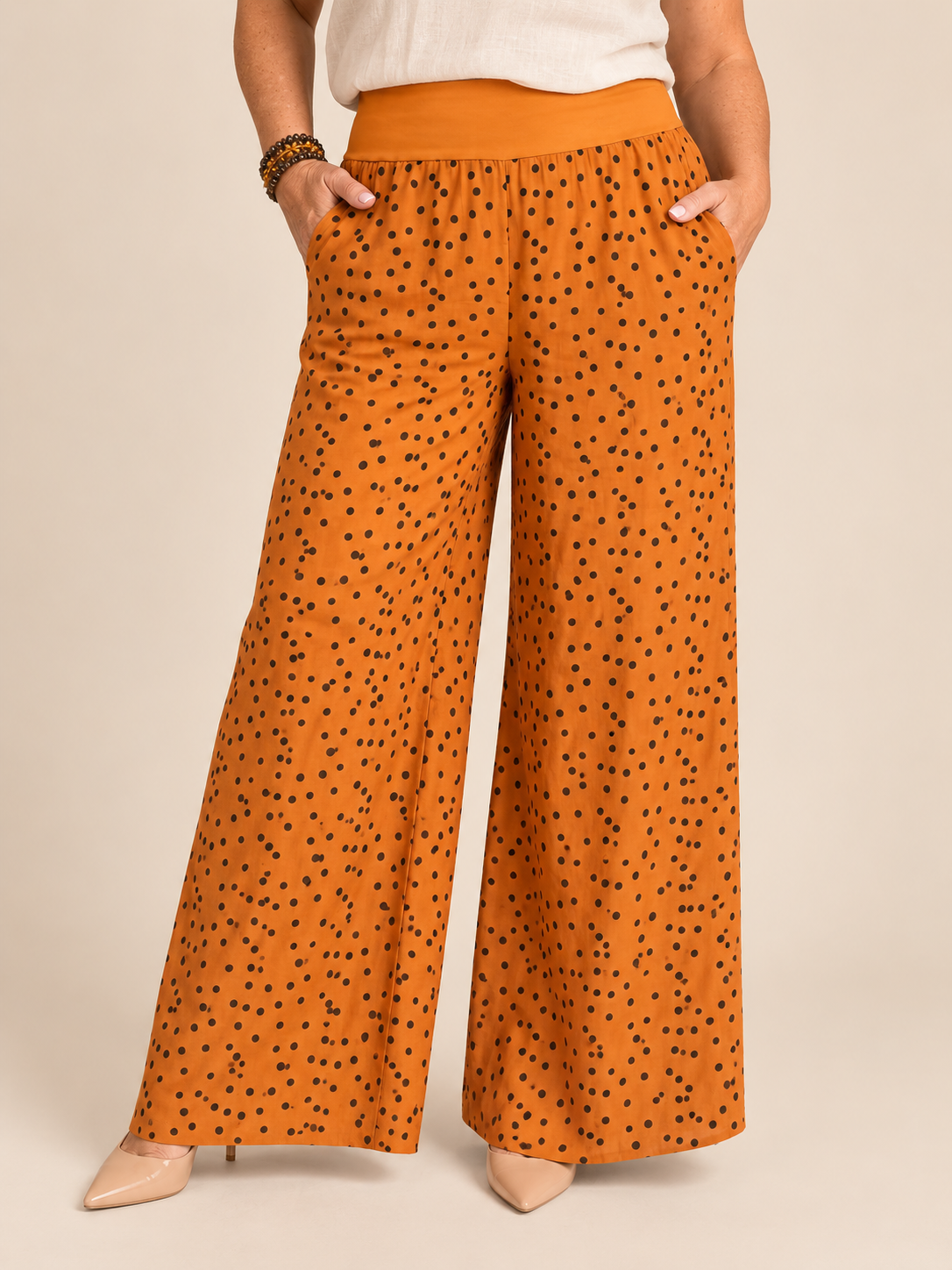 Pantalones Palazzo de Lino