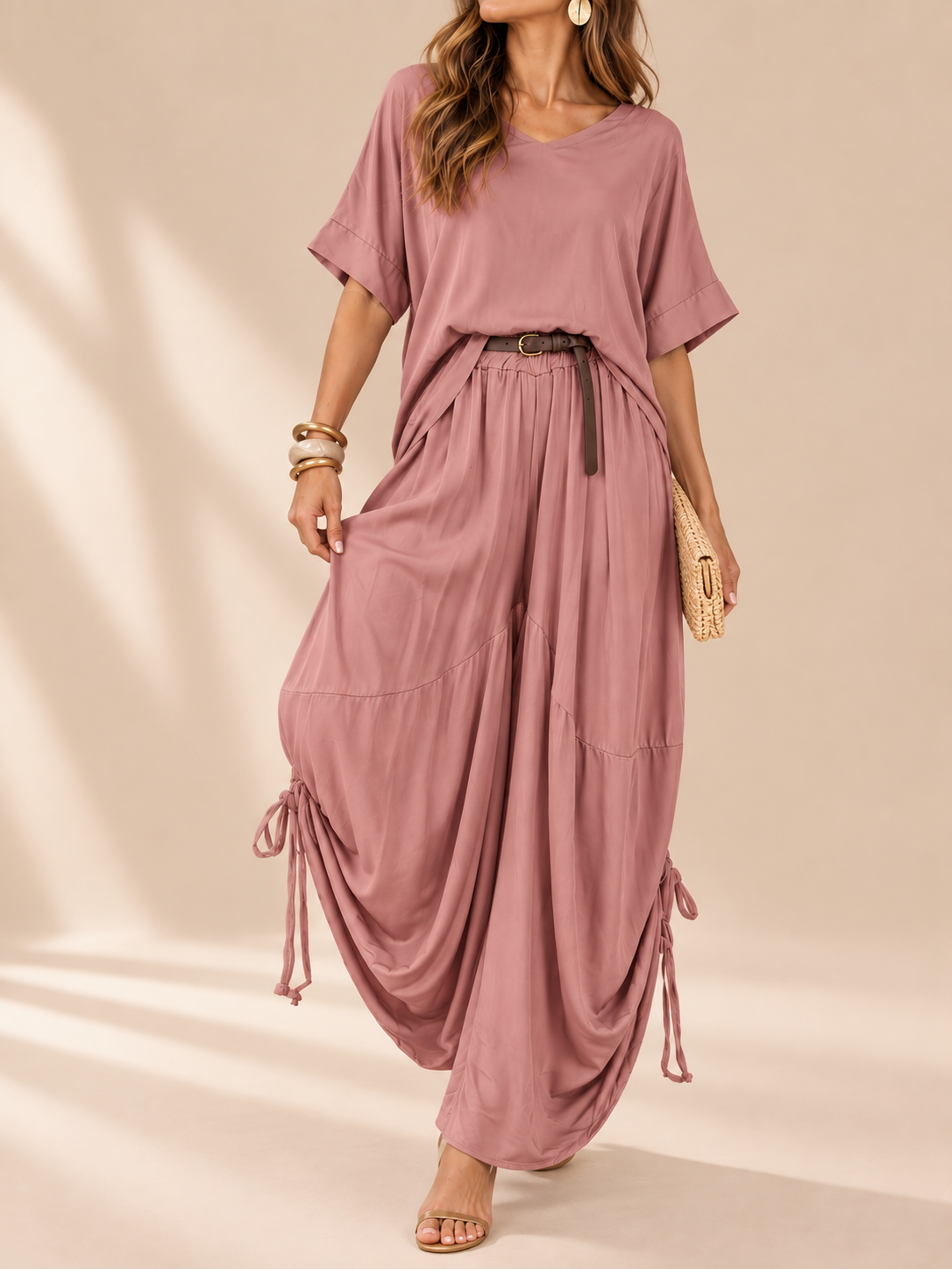 Set Siena – Blusa + Pantalón Fluido