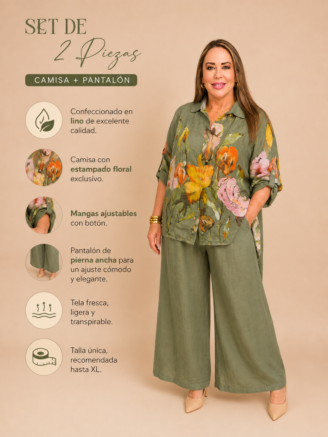 Set de Lino Italiano – Camisa y Pantalón