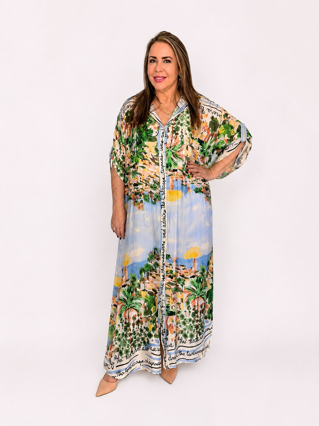 Vestido Camisero Maxi Resort