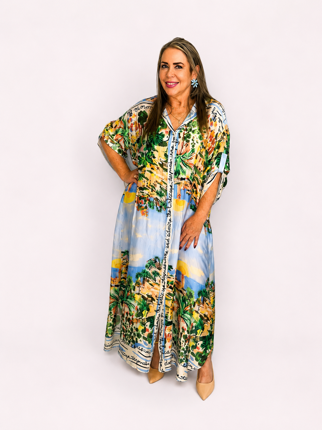 Vestido Camisero Maxi Resort