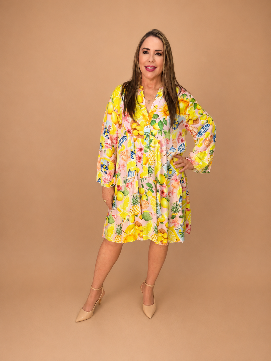 Vestido Amalfi Limón