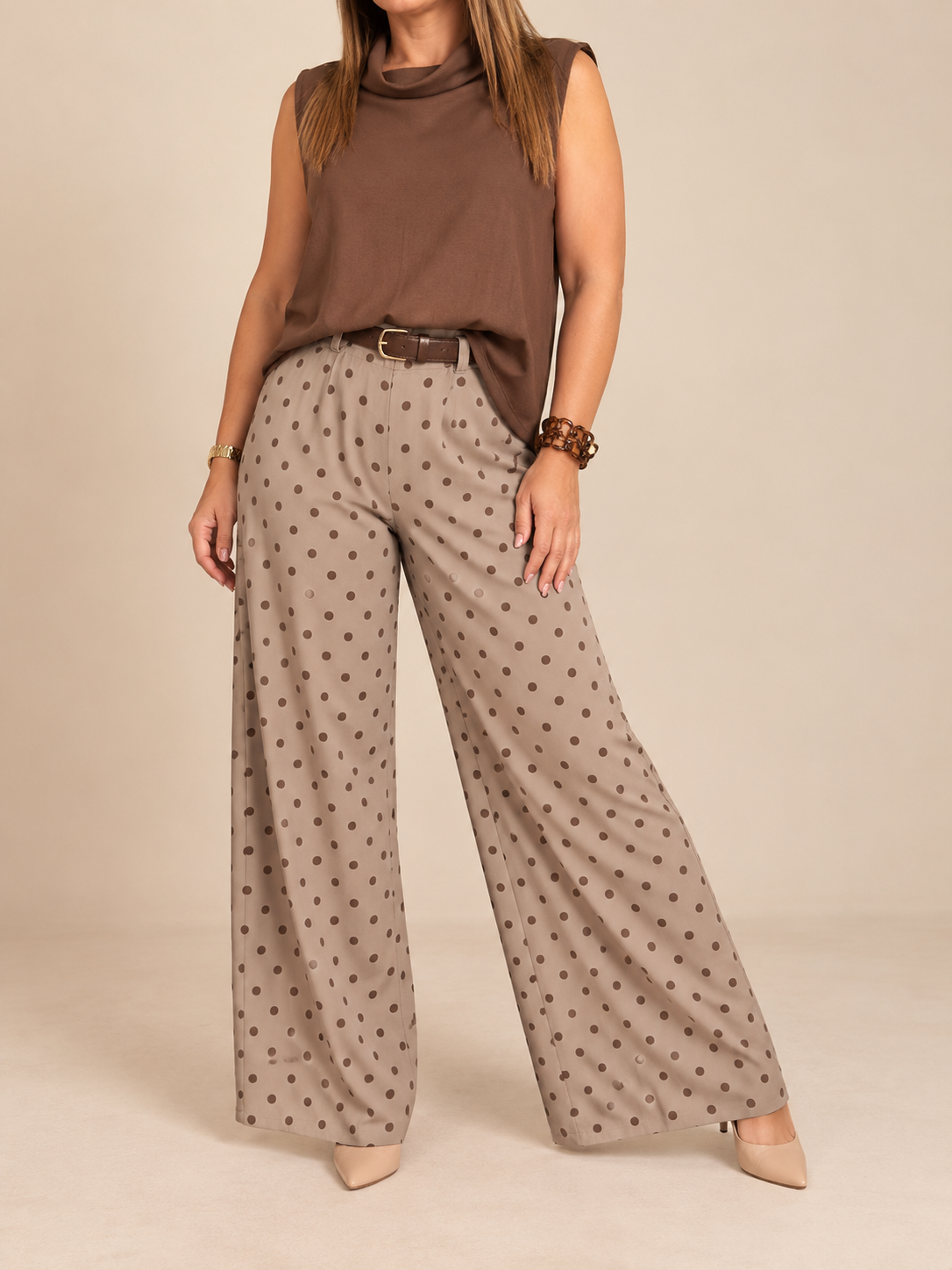 ✨ Colección Lunares Chic – Blusas y Pantalones de Viscosa