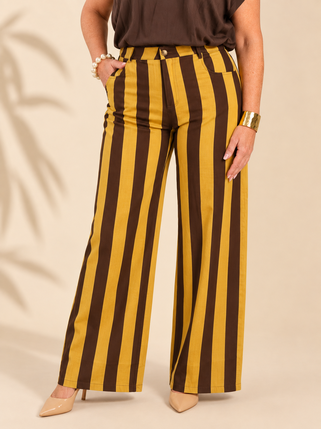 Pantalón Capri Rayas