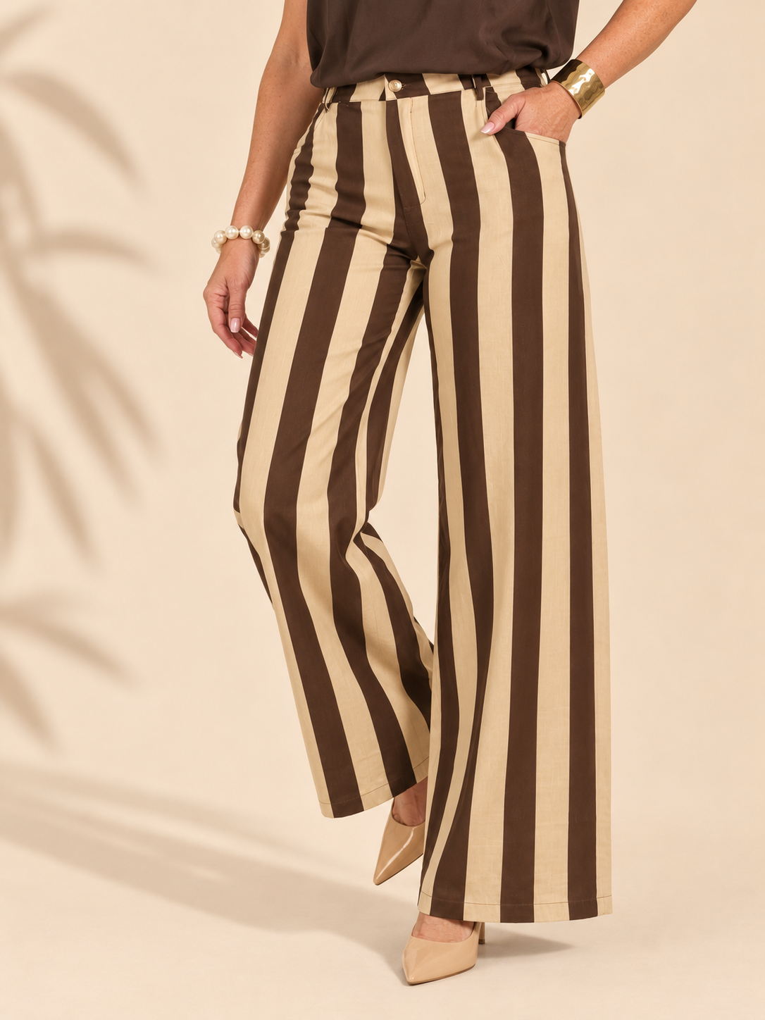 Pantalón Capri Rayas