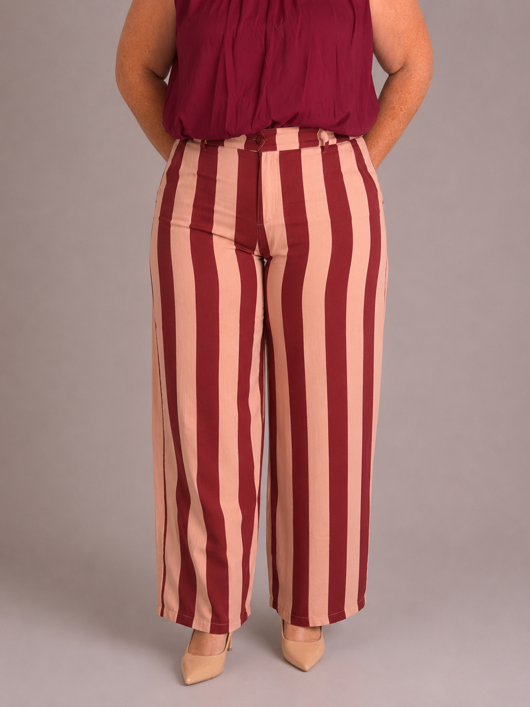 Pantalón Capri Rayas