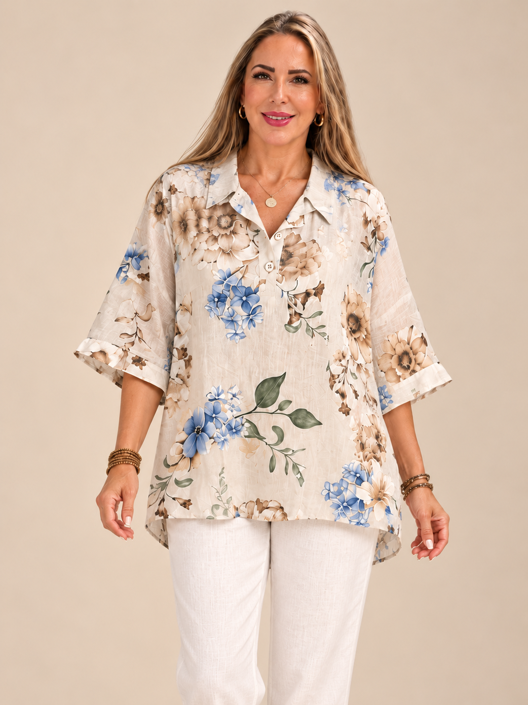 🌸 Colección de Blusas de Lino – Elegancia y Estilo
