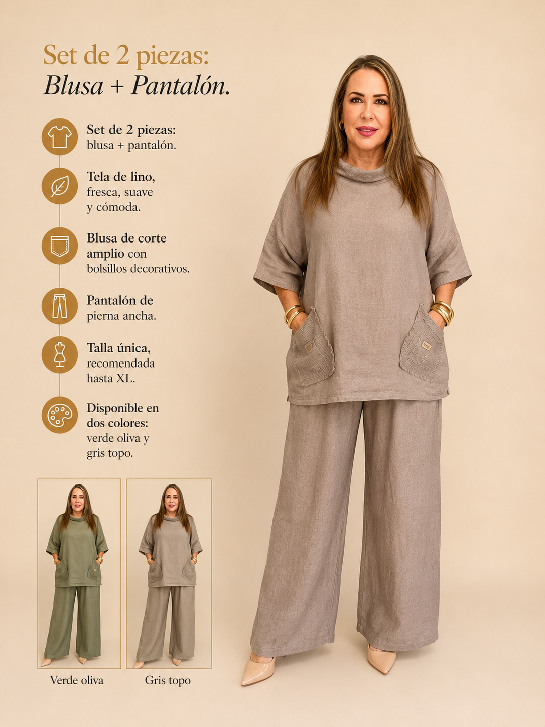 Set de Lino Elegante