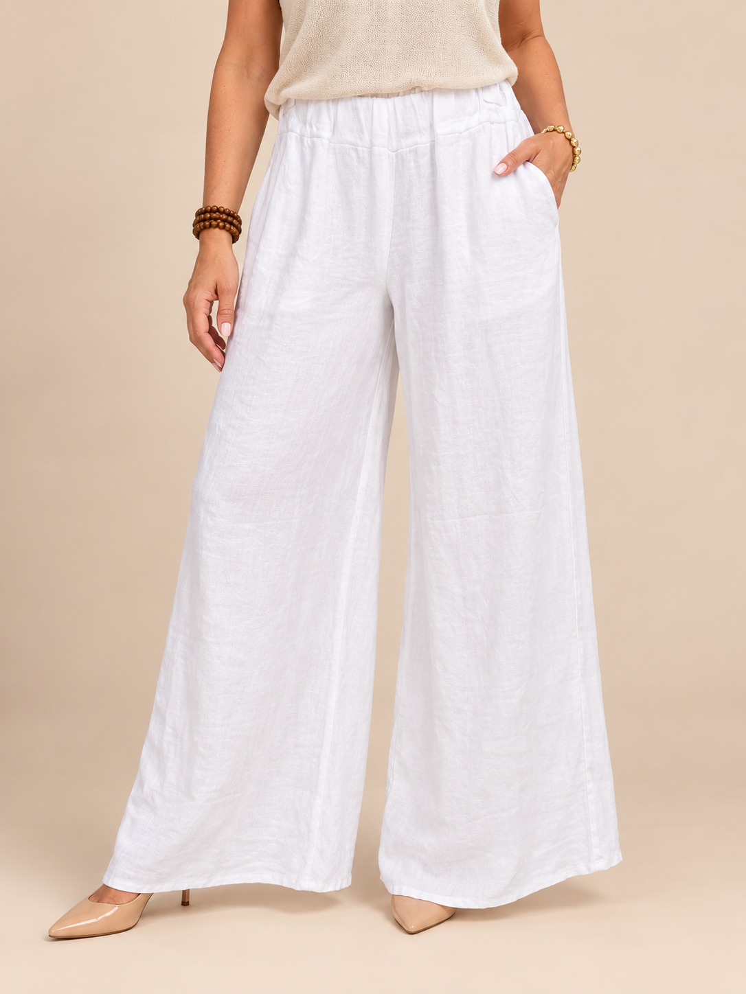 Pantalones Palazzo de Lino