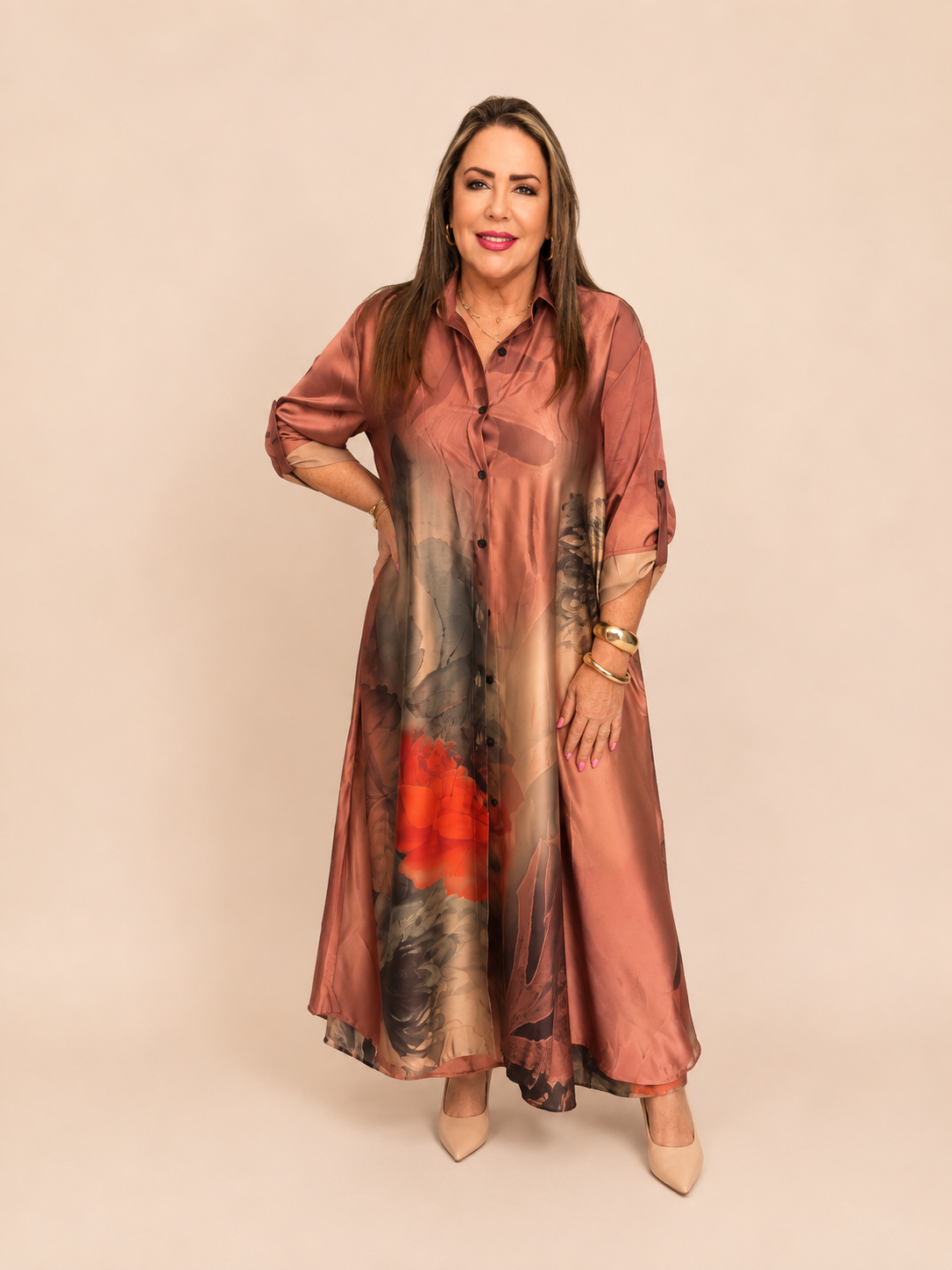 Conjunto de seda