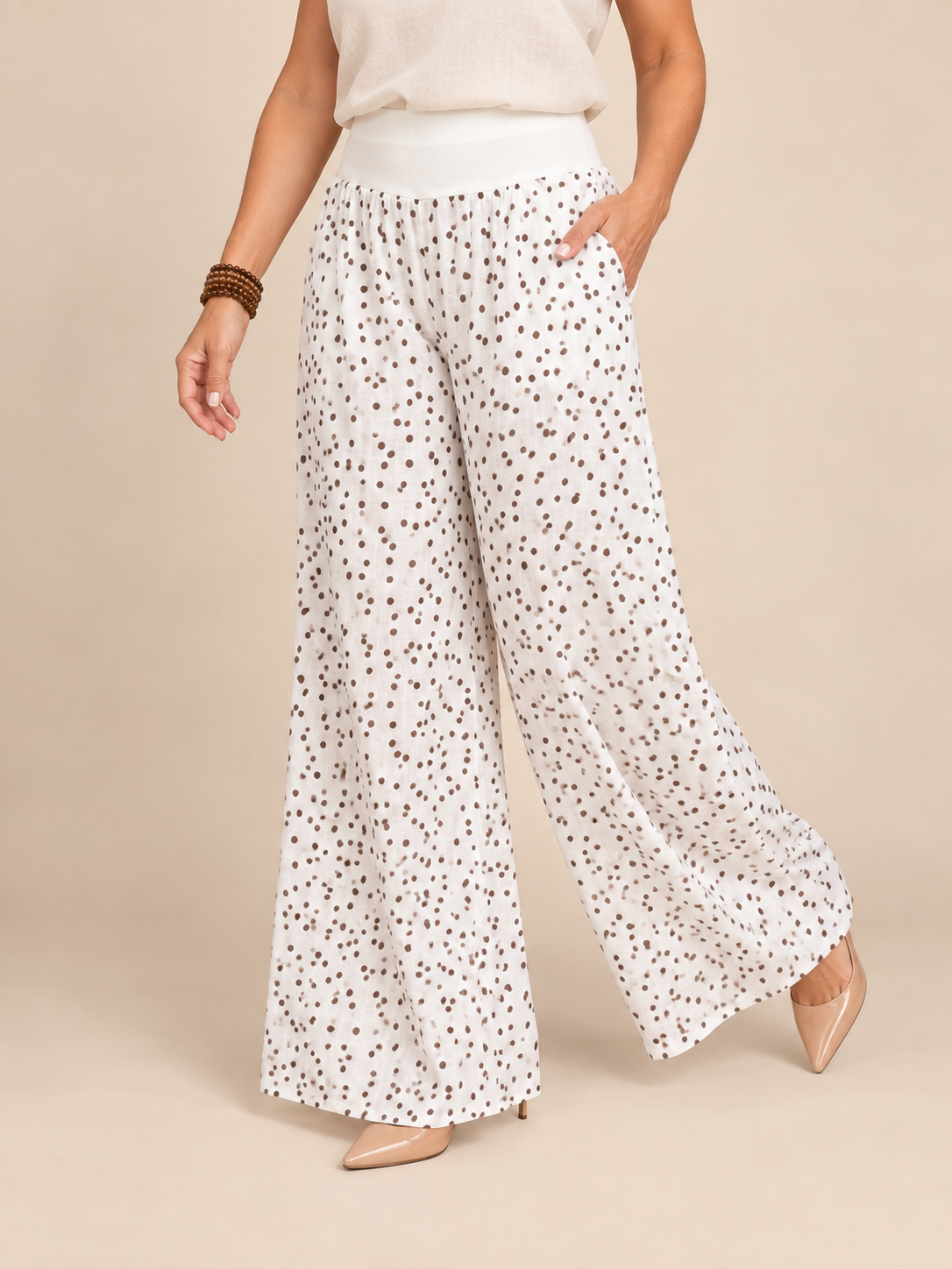 Pantalones Palazzo de Lino