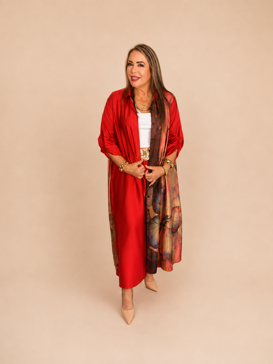 Conjunto de seda